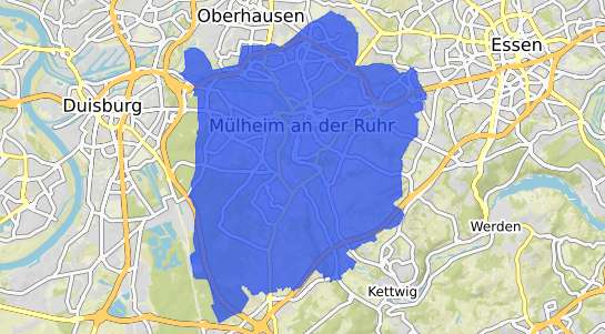 Bodenrichtwertkarte Mülheim an der Ruhr